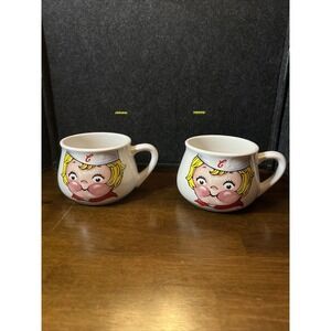 Vintage 1998 Campbell Soup company Collectible Mug Cup Bowl Set Of‎ 2